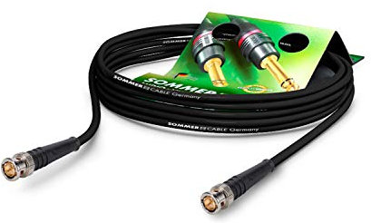 SommerCable - Vídeo 6 G-SDI/4 K SC-Vector 0.8/3.7 equipado con BNC 0.8/3.7–6G Hicon (negro)