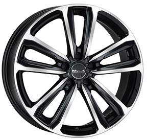 RUOTE CERCHI IN LEGA AUTO MAK CERCHIONE MAGMA BLACK MIRROR 15 x100 DA 15 POLLICI