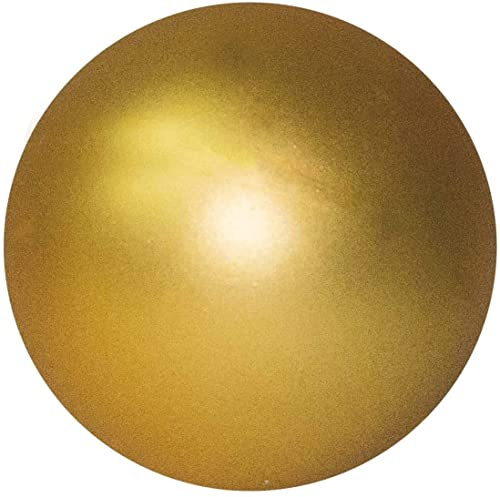 Weihnachtskugel groß Durchmesser 20 cm in mattem Gold