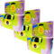 3X 1A Photo PORST Einwegkamera Spirit Gruen/blau (mit Blitz, Batterien, Film, je 27 Aufnahmen, 3er Pack)