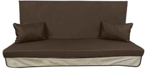 Il Tuo Artigiano Design Cuscino per Dondolo da Giardino Zanzibar - 160x116x8 cm - Cuscino Unico Sfoderabile - Made in Italy