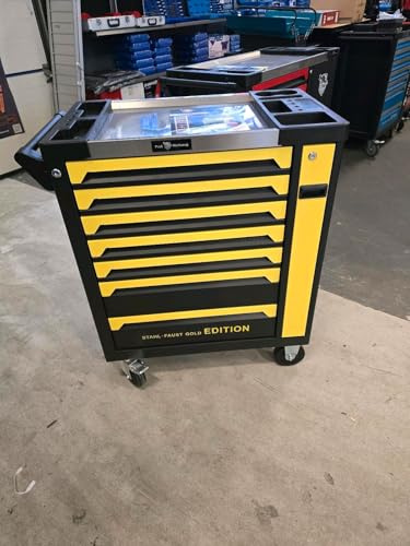 Stahl-Faust Werkzeugwagen Werkstattwagen Box Trolley mit 263 Teilen
