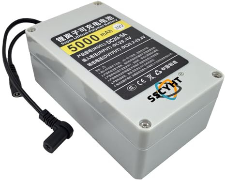 SSCYHT Batterie 7S 29,4 V pour Fauteuil de Massage, 29 V 3000 mAh 5000 mAh, Batterie LiPo de Rechange pour canapé électrique.