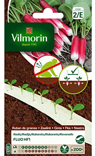 Vilmorin - Ruban de graines Radis Fluo HF1 5m