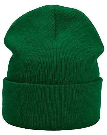 MASADA Damen und Herren Beanie Winter-Mütze - Grün