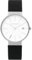 Jacob Jensen Herren-Armbanduhr Titan Quarz Schwarz/Silberfarben 180