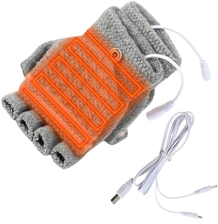 scyca Gants chauffants USB pour homme et femme - Gants chauffants - Gants chauffants - Moufles chauffantes | Chauffe-mains portables, gants pour ordinateur portable, mitaines pour l'équitation, la