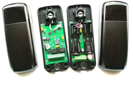 Apriporta automatico, Alimentazione a batteria Cancello automatizzato Sensore a infrarossi sicuro/oscillazione/scorrevole/cancello del garage Apriporta Fotocellule a infrarossi di sicurezza