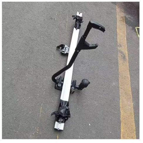 HILLAR Transversales Toit Cadre De Fixation De Vélo sur Toit Cadre Unique De Montagne Monté sur Véhicule Porte-vélo en Alliage D'aluminium pour Voitures Barres Toit
