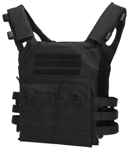 Grtheenumb Gilet Tactique | Gilet Tactique pour Hommes et Femmes, Support de Plaque de sécurité léger à dégagement Rapide pour Le tir Paintball en Plein air Wargame