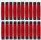 KYYET LED-Seitenmarkierungsleuchten, 6 LEDs, 2835 SMD, für LKW, Anhänger, Wohnmobil, Pickup, Traktor, LKW, SUV, Boot, 12 V DC, stoßfest (20 Stück)