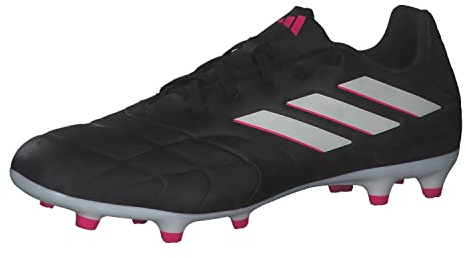 Adidas Unisex Copa Pure.3 Firm Ground Boots, Core Black/Zero Metalic/Shock Pink, 44 EU