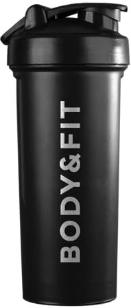 Body&Fit Essential Shaker, Eiweiß Shaker, Proteinshake, BPA-Frei, Protein Flasche, 1000 ml