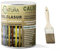 Contura Holzlasur 750ml. Langzeitschutz Lasur + Pinsel Holz Außen Dauerschutzlasur Holzfarbe (Weißgrau/Salz - K6897)