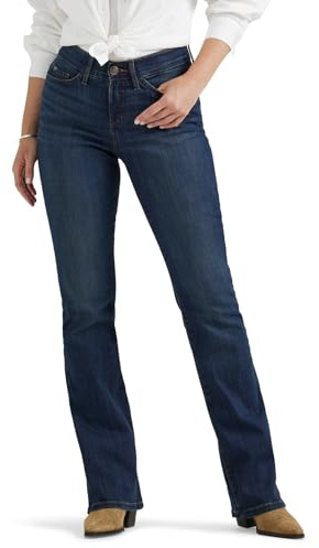 Lee Women's Ultra Lux Comfort with Flex Motion Bootcut Jean Renegade 8 Short