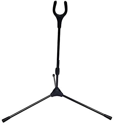 SAS Lightweight Bow Stand for Recurve Bow Longbow Takedown Bow (Black)