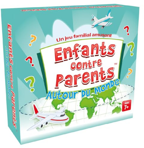 KANGUR Brettspiel auf der ganzen Welt, Lernspiel für Familie, Quiz, Gesellschaftsspiele für Kinder, gegen Eltern auf der ganzen Welt, ab 8 Jahren