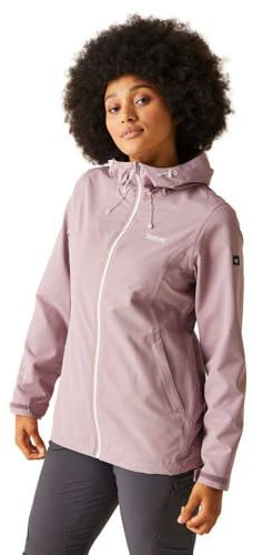 Regatta Damen Jacke Funktionsjacke Regenjacke Outdoorjacke Hamara III, Farbe:Lila, Artikel:RWW346-258 Heather, Größe:42