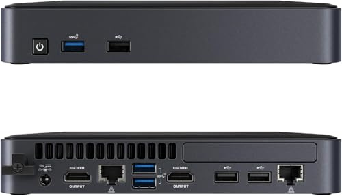 Intel NUC Chassis Element Dual LAN Mini PC Industrial Computer Intel Core i7-8665U 4-core/8-thread vPro Processor with 8GB RAM LPDDR3 (8GB LPDDR3+ 1TB SSD)