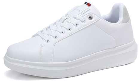 ANALEAF Mens Casual Trainers Dress Sneaker Business Lace-Up Shoes | Lightweight Comfort, Breathable Lining, Slip-Resistant Sole Perfect for Business, Commute, Weekend