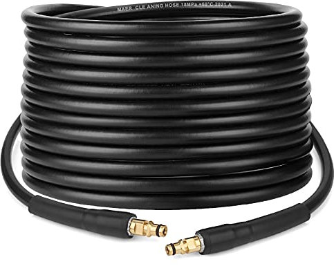 10m Pressure Washer Replacement Hose for Karcher K Series Pressure Washer K2 K3 K4 K5 K6 K7 Click Plug Quick Connector(10)