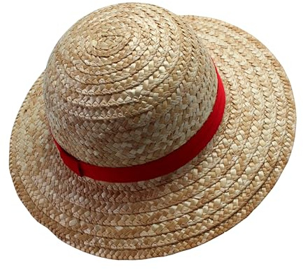 ABYSTYLE – One Piece Chapeaux – Produits Officiels – Taille Enfant | Adulte – Accessoire Cosplay Pirate – Couvre-Chef Iconique (Enfant, Luffy)