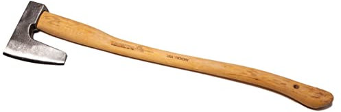 Forst- und Spaltaxt 1500 Gramm, mit gefirnistem USA-Hickorystiel (80 cm)