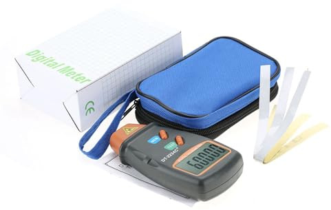DT-2234C LCD Digital Mini RPM Tester Mätare Foto Varvräknare Beröringsfri Fotoelektrisk Varvräknare RPM Tester för Motor och Industri