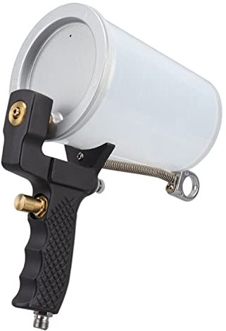 Gelcoat-Spritzpistole Angepasste Harz-Luftspritzbecherpistole Legierungsstahl mit FN5 5/32-Zoll-Düse 1000-ml-Plastikbecher 500-ml-Messbecher sprüht Gelcoat oder Harz