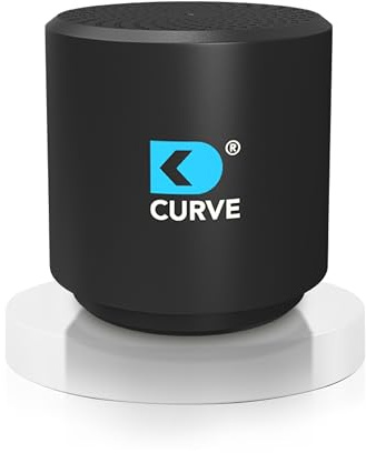 Curve - Innovador purificador de aire con gránulos - Elimina el 99% de gérmenes y olores - Para coche, coche, camión, caravana, hogar - Sin electricidad y silencioso - Metal negro