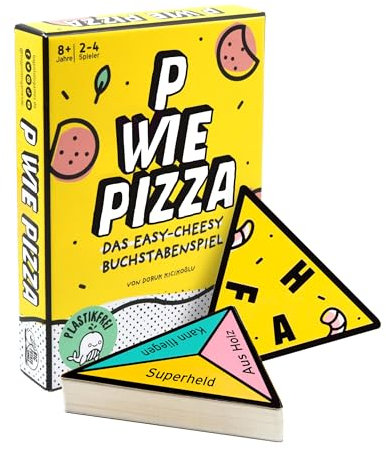 Big Potato P wie Pizza: Kompaktes Reisespiel, Super Zum Mitnehmen | Familien Wortspiel | Großartiges Kartenspiel für Erwachsene und Kinder | Ab 8 Jahren
