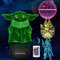 Dreamy Cubby Star Wars Geschenke 3D Lampe Spielzeug Nachtlicht mit 4 Mustern und 7 Farbwechsel Dekor Lampe - Perfekte Geschenke für Star Wars Fans Herren Jungen.