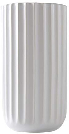 Vase Weiß, Keramik Weiß Vase 15cm Deko Vase Blumenvase Dekovasen Modern Vasen für Dekoration und Geschenk
