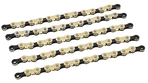 Winora Winora Unisex – Erwachsene CC-C08 Kette, Gold/Schwarz, Einheitsgröße