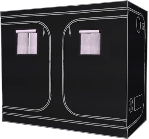 Grow Tent Large 120 X 240 X 200cm Silver Mylar Indoor Hydroponics Bud Grow Box Growing Tent 2.4 x 1.2 x 2 Metre