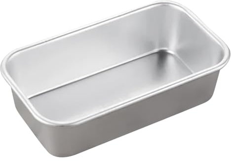 Cozylkx Aluminium Loaf Pan Rectangle Bread Tin Non-stick Baking Cake Mold Pastry Box for Bread, Loaves, Cakes and Bakes, 13.8cm x 8cm x 4cm