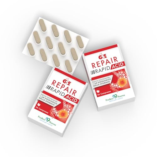 Prodeco Pharma GSE Repair Acid 72 Compresse - Dispositivo Medico ad Azione Filmogena Protettiva Indicato in Caso di Iperacidità, Bruciore Gastrico e Reflusso - Special Pack Scadenza Giugno 2026
