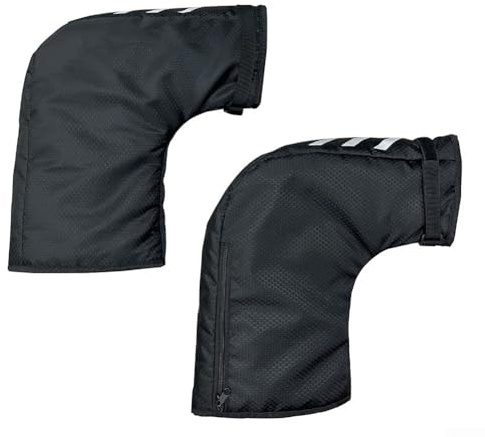 Guanti invernali da bicicletta, guanti da manubrio, con cuscinetti riflettenti, per mountain bike e bici elettriche