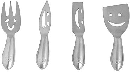 NewlineNY Acier inoxydable 4 pièces ensemble de couteaux à fromage