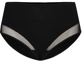 Teyli damtrosor bomull för att dölja brister – bikinis och midjetrosor för kvinnor – trosor bomull damer, svart, XXL plus size