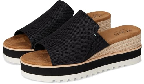 TOMS Women's, Diana Mule Platform Sandal, Black, 9