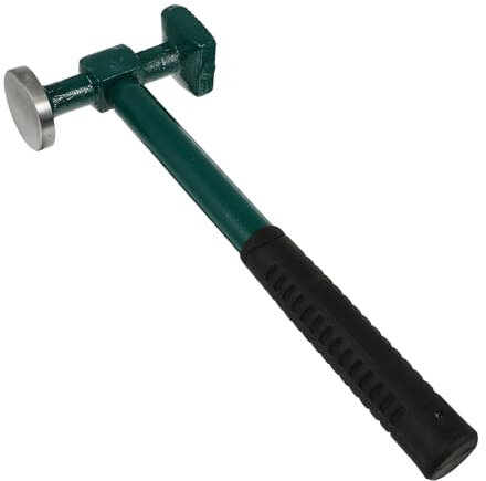 Uonlytech Sheet Metal Hammer 4.45 Inch Auto Body Repair Tool Planishing Hammer for Car Dent Removal and Bodywork Sheetmetal Repair