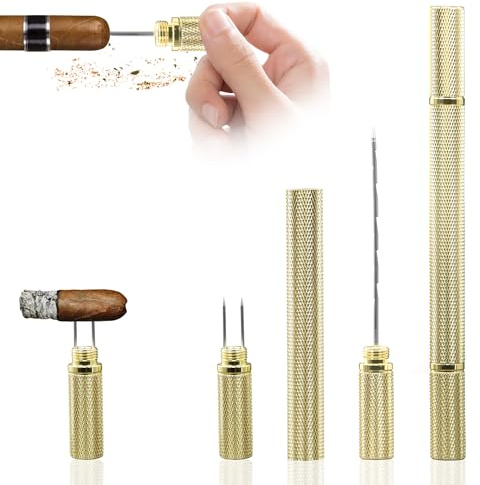 Cigar Draw Enhancer and Nubber 2&1 Set for Cigar Lovers Who Demand The Best This Draw Enhancer Tool and Nubber Unlock The Full Flavor an Essential Cigar Tool and a Thoughtful Cigar Gift for Men