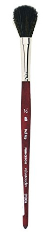PRINCETON VELVETOUCH, Series P3950, mopp, oval stl. 1/2 tum, kort skaft