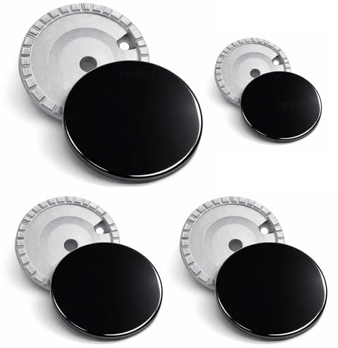 NAMAI - Lot de 4 plaques pour cuisinières à gaz + 4 brûleurs cuisinières à gaz