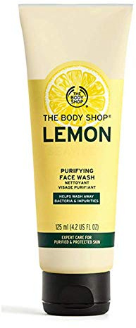 The Body Shop Lemon Purifying Face Wash INTENSELY CLEANSING PROTECT SKIN 125ml
