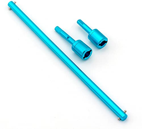 Goolsky Eje de transmisión de aluminio y juego de juntas de repuesto para Tamiya 1/10 TT-01 TT-02 TAM54026 Piezas de opción de coche eléctrico de control remoto