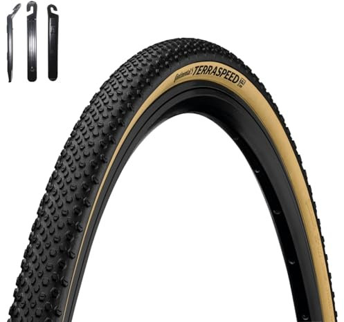 1 x Faltreifen Continental Terra Speed Protection TL-Ready E-25 Schwarz/Creme 40-584 (27,5x1.5) inkl. Reifenheber