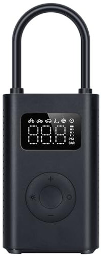 Mi Mijia Compresseur à Air Portatif 2 nd,150PSI Gonfleur Pneus Voiture,Gonfleur Electrique Pompe a Velo avec écran LCD Numérique,Pneus Voiture sans Fil pour Voiture, Moto, Vélo, Scooter, Balle etc.