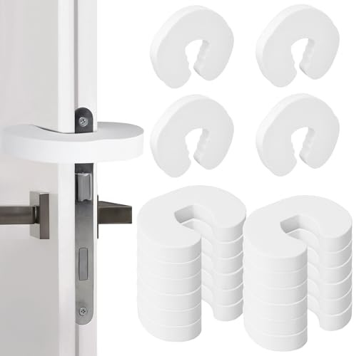 Romon Fermaporta Bambini, 16 Pezzi Sicurezza Schiuma Di Protezione per le Dita Fermaporta Bambini Sicurezza per Bambini Fermaporta per Bambini Paraspigoli di Protezione Salva Dita Salvadita per Porte
